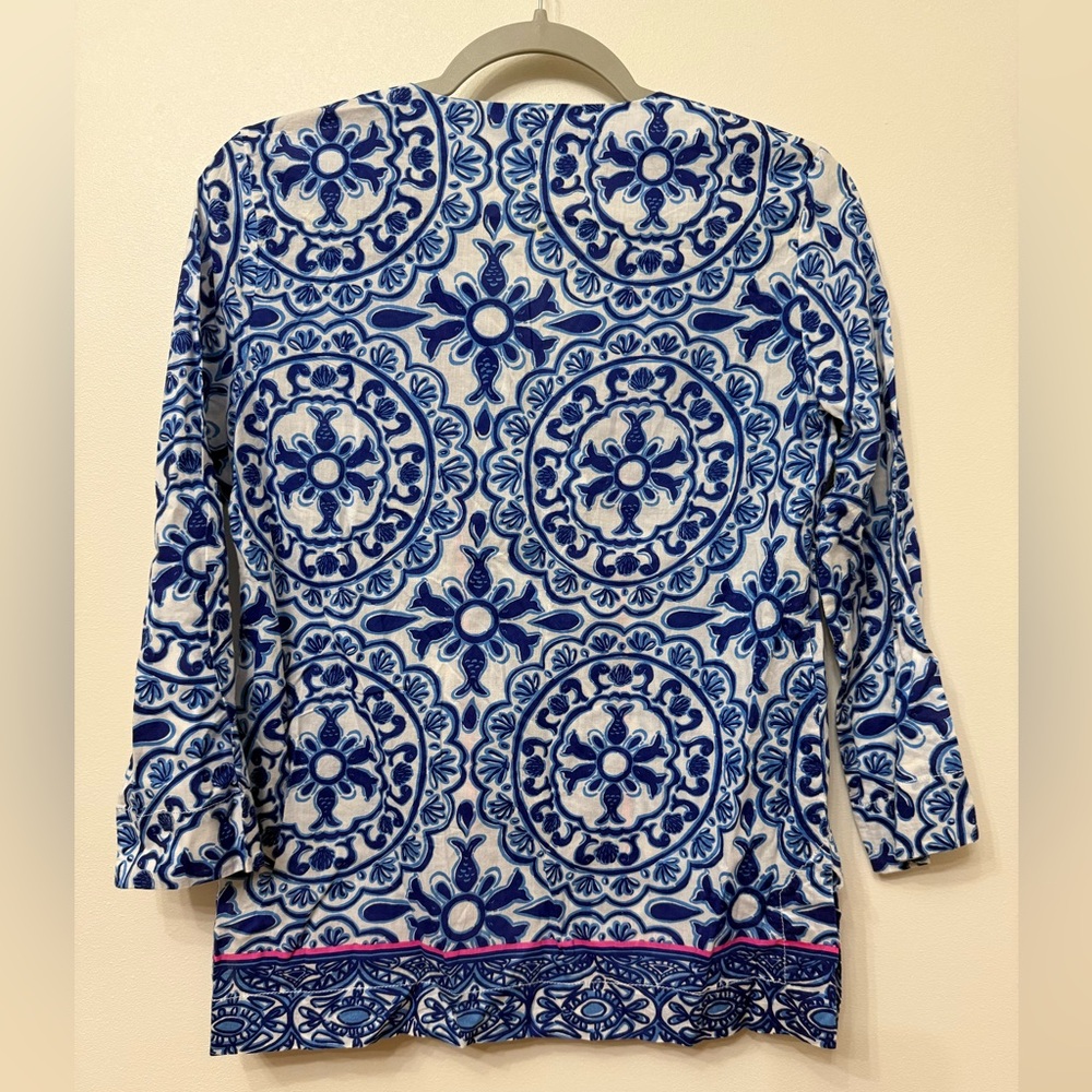 Lilly Pulitzer Cotton Tunic Top - Picture 2 of 5